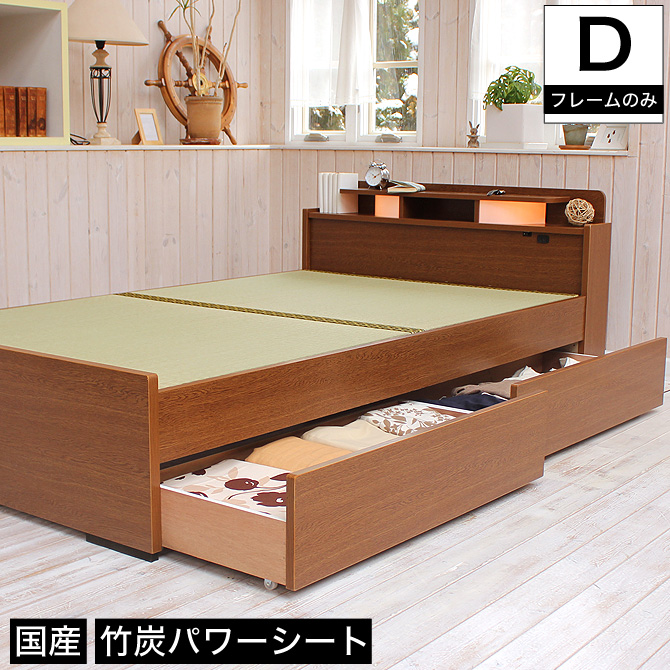畳ベッド(収納付き)　ダブル 3700111.jpg