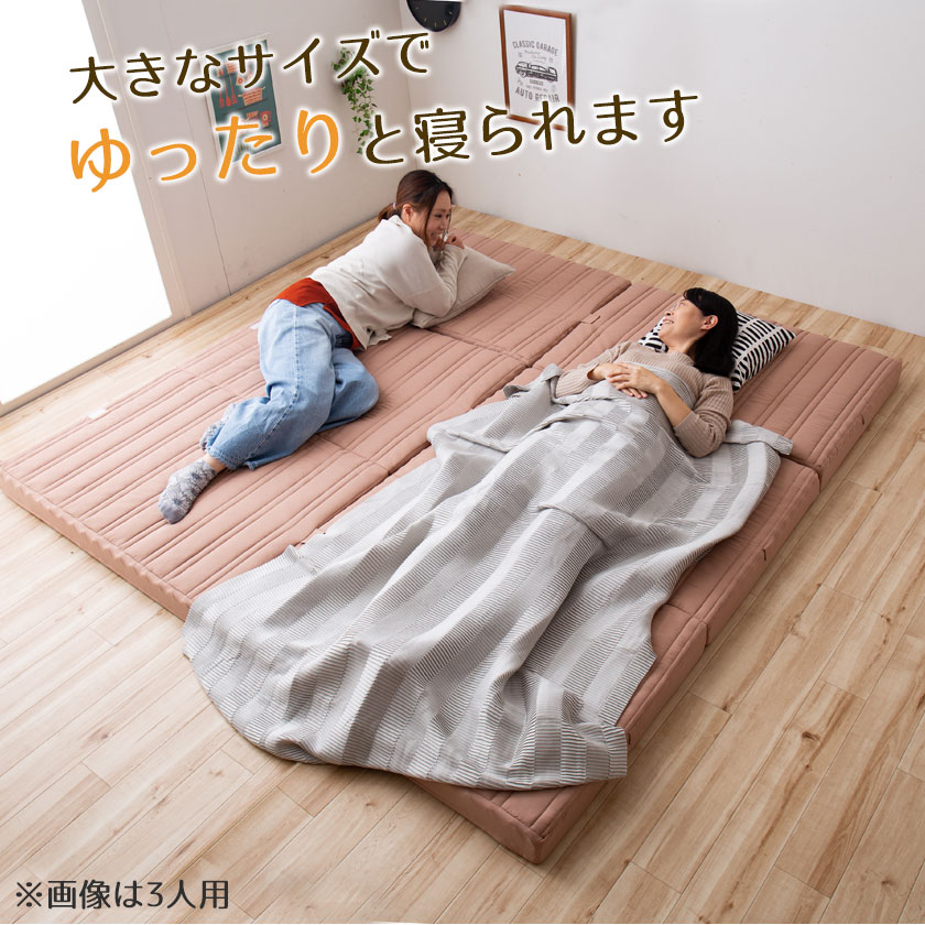 楽天市場 高反発マットレス 幅240cm 4人用 ワイドキング つなげて使えるマットレス キング 連結マットレス 日本製 三つ折りマットレス 折りたたみマットレス 薄型マットレス ウレタンマットレス アキレス かため 高反発 厚さ8cm へたりにくい ベッド通販専門店 ネルコ