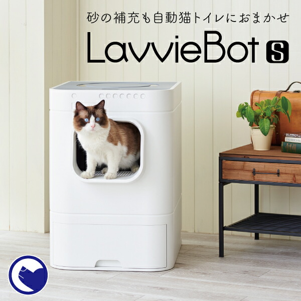 楽天市場 Oft 自動猫トイレ Lavvie Bot S 送料無料 北海道 一部地域等除く ネコ ねこ おすすめ おしゃれ トイレ メンテナンス アプリ 相談 電話対応 ネコ Oft Oft Store 楽天市場店