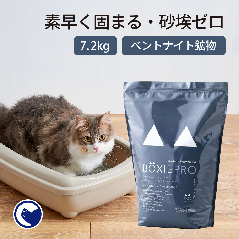 楽天市場】【OFT】 [猫砂 BOXIECAT ボクシーキャット ブルー 7.2kg