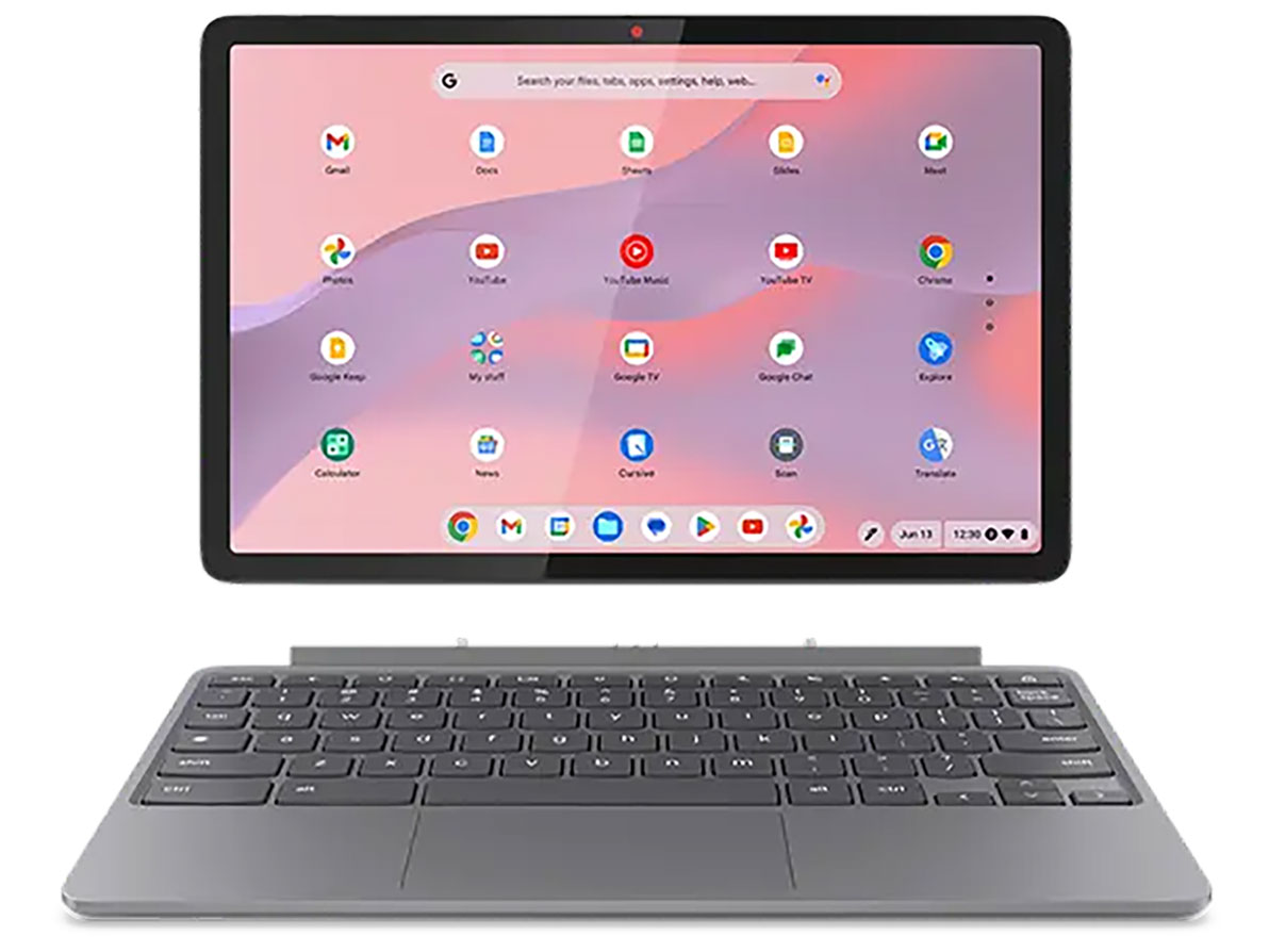 Lenovo Chromebook Duet Gen 9 83HH000UJP 10.95インチ MediaTek Kompanio 838 ストレージ容量128GB メモリ4GB Chrome OS タッチペン付属 駆動時間:12時間 Webカメラ ルナグレー|アイポンネット店