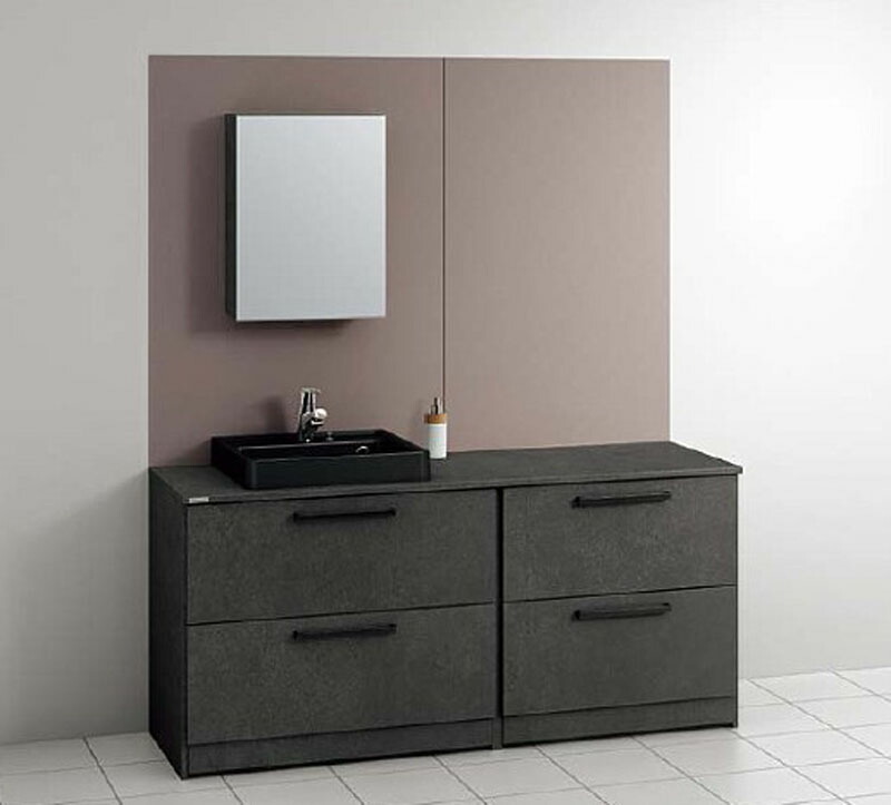 クリナップ クリナップ エルヴィータ 間口165cm セット ミラーキャビネット 収納付き １面鏡 洗面化粧台 オールスライドタイプ 洗面 ドレッサー W1650 ELVITA｜住設ショップi-port