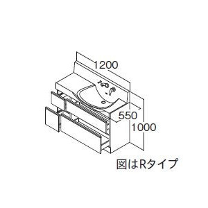 ハウステック 洗面化粧台 ラヴァーボ プラス 洗面台 W1200 全引き出し メッキ水栓セット メーカ直送 送料無料(一部地域のぞく)