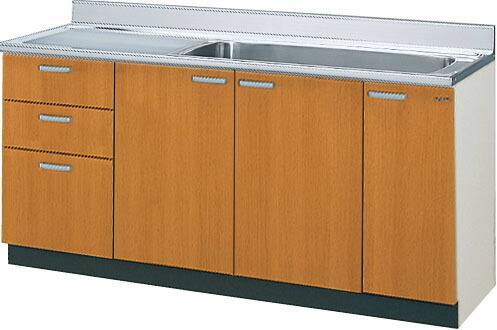 LIXIL サンウェーブ GSシリーズ 流し台 間口165cm GS-S-165JXT キッチン シンク メーカ直送 送料無料(一部地域のぞく) W1650