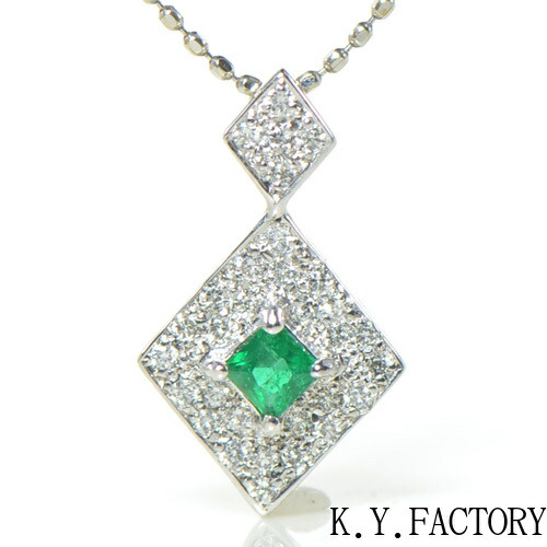 爆安プライス 楽天市場 エメラルド ペンダント トップ プラチナ900yk Au005ykamヘッド ネックレス ペントップ Pt レディース ギフト 5月誕生石 K Y Factory 送料無料 Asfim Ma