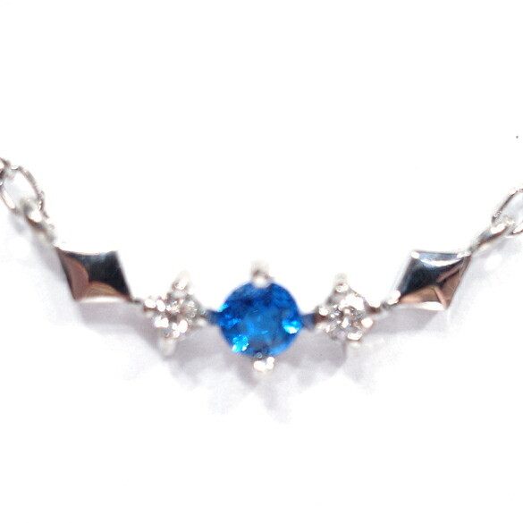 アウイナイト ダイヤ ペンダント ネックレス プラチナ900カロ BZ029BS-YPG-169｜K.Y.FACTORY 92,400円