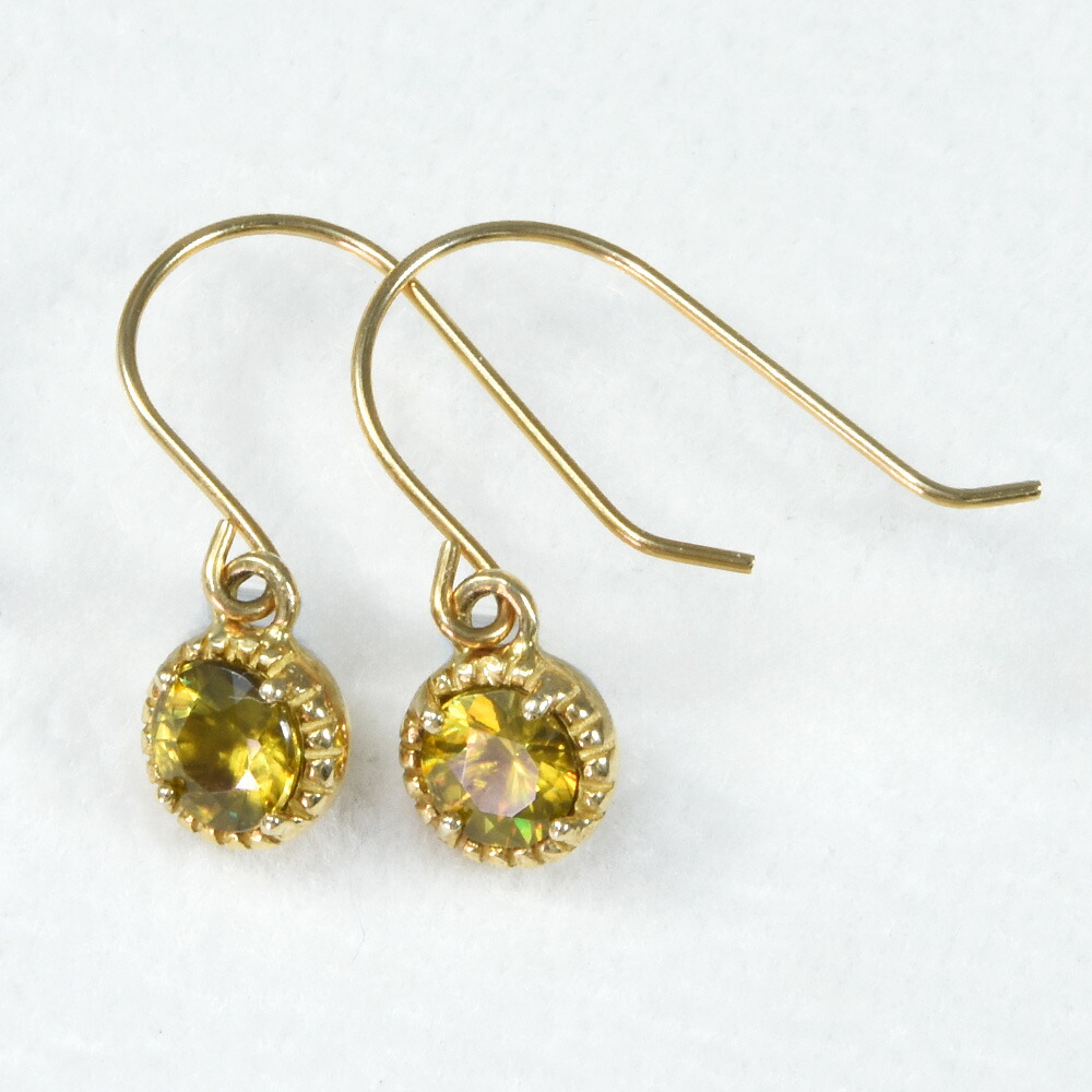 K18・スフェーン・ピアス② jewel planet 公式サイト / K18 2.64ct/2.64ct スフェーン