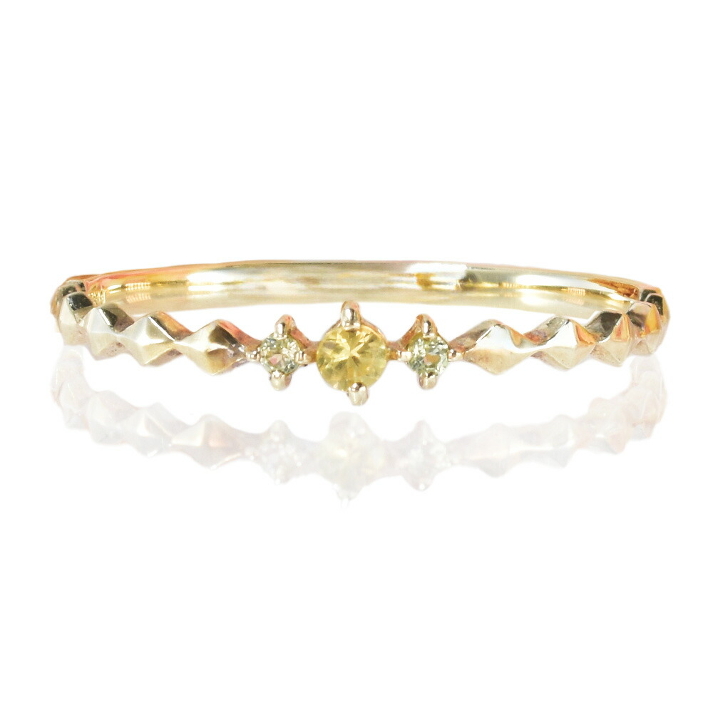 楽天市場】ピンクサファイア リング K10ゴールド カロ CD092CIBS