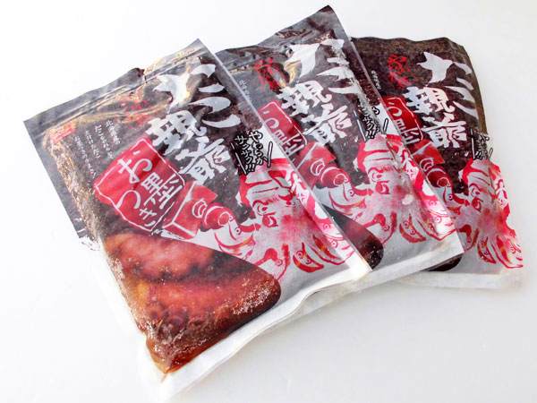 タコやわらか煮(300g)×3個<br>送料無料 北海道産