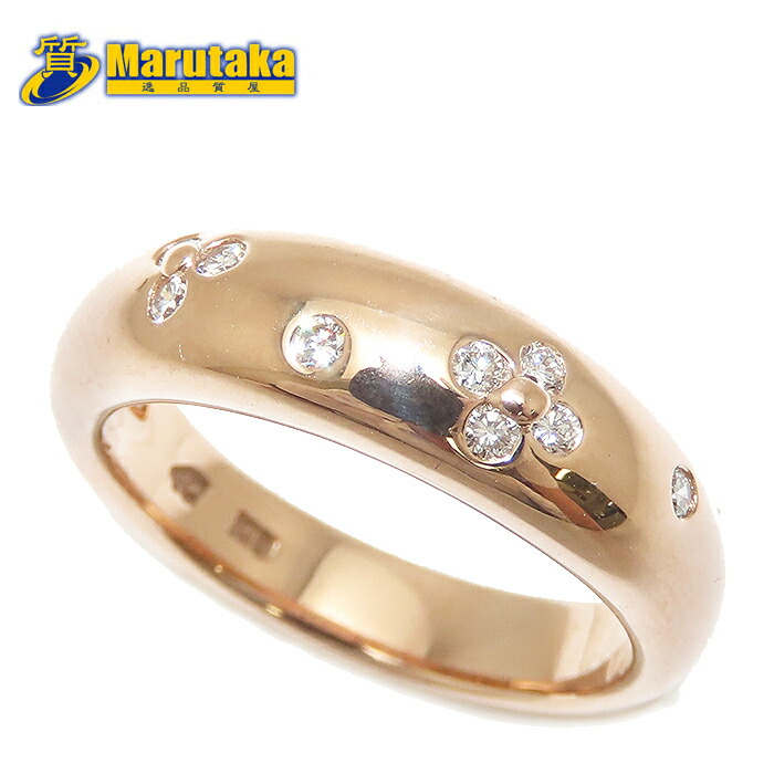 楽天市場】4℃ ダイヤモンド ピンクゴールド リング K10 12号 1.6g 10金