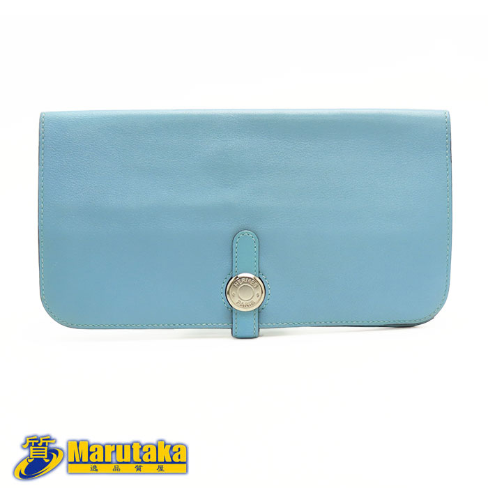 楽天市場】【財布】HERMES エルメス ドゴンロング 2つ折長財布