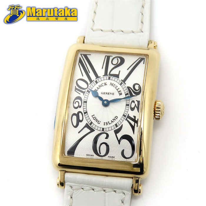 フランク ミュラー ロングアイランド K18yg クォーツ Franck Muller Long Island 952qz 750 無垢 純正 逸品質屋 丸高 中古 送料無料 Adelphiselection Com