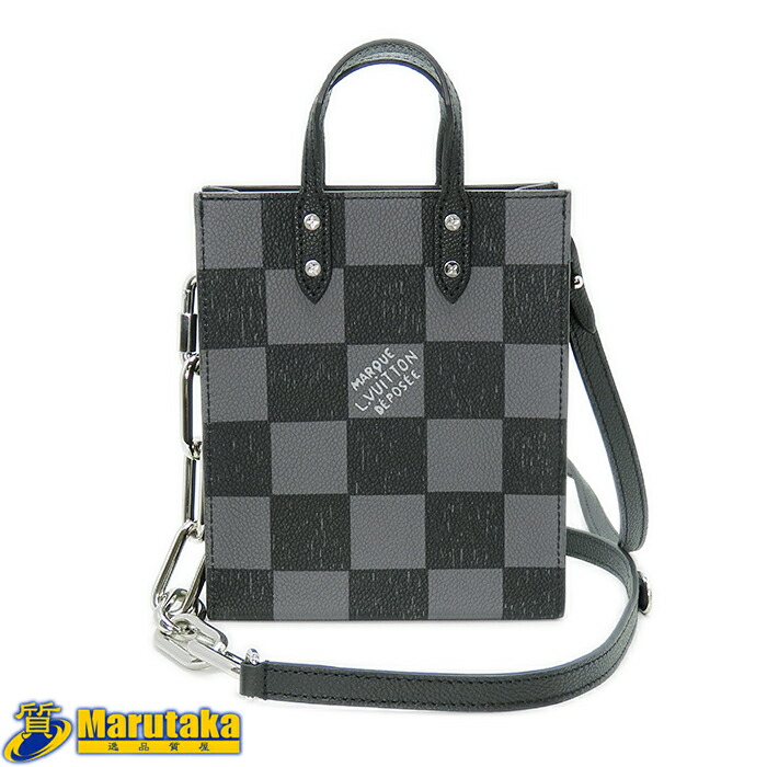 ルイ・ヴィトン チェッカーボード チェストバッグ ショルダーバッグ ブラック 25k184-1-1.jpg