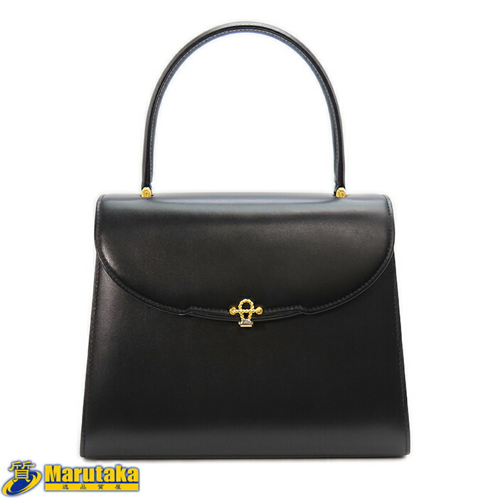 新品未使用　WAKO　ハンドバッグ　エナメル　カーフレザー　フォーマル　金金具 楽天市場】WAKO ハンドバッグ 和光 牛革 カーフ 飾り金具 フォーマル