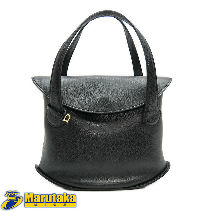 【デルヴォー ソンジュ】レザー ハンドバッグ ブラック 黒 卒業式 入学式 レディース ヴィンテージ SONGE DELVAUX 人気ブランド 中古 送料無料 質屋出品 兵庫県 西宮市 甲子園 甲子園店 実店舗あります ブランド 人気 誕生日 記念日 母の日 プレゼント 海外 ハイブランド
