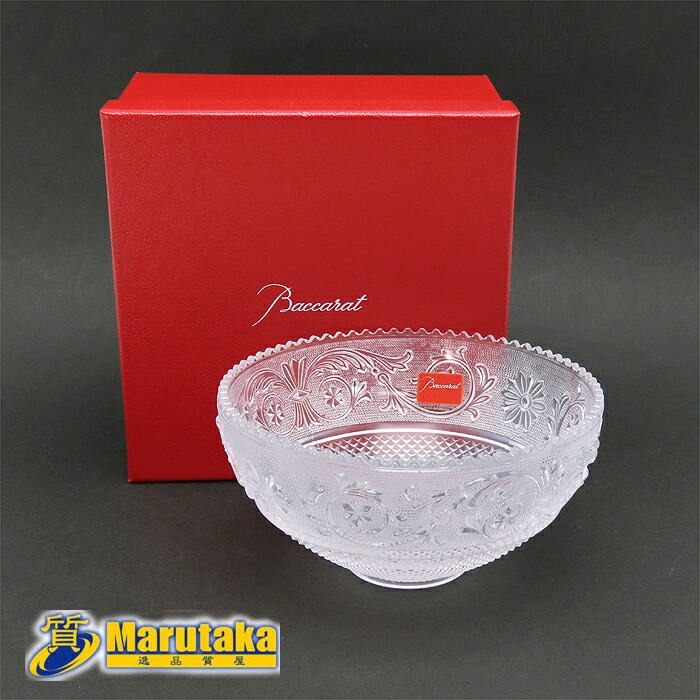【新品未使用】Baccarat アラベスク ボウル 3個 専用箱付き バカラ Baccarat アラベスク スモールボウル ボウル サラダ