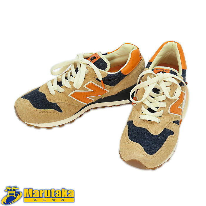 【ニューバランス リーバイス コラボ スニーカー】25cm M1300LV Aランク ユニセックス オレンジ ブラック New Balance Levi's 中古 送料無料 質屋出品 兵庫県 西宮市 甲子園 甲子園店 実店舗あります ブランド 定番 人気 誕生日 記念日 父の日 母の日 プレゼント アパレル