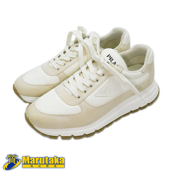 楽天市場】【プラダ】Prada メンズ サイド ロゴ入り ローカット レザー