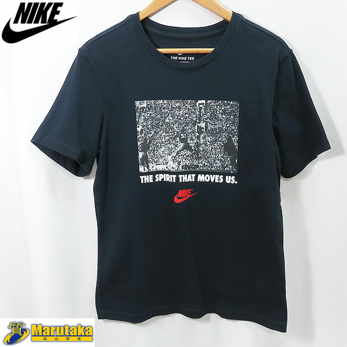 楽天市場】Nike ナイキ JUST DO IT プリントTシャツ ブラック Mサイズ
