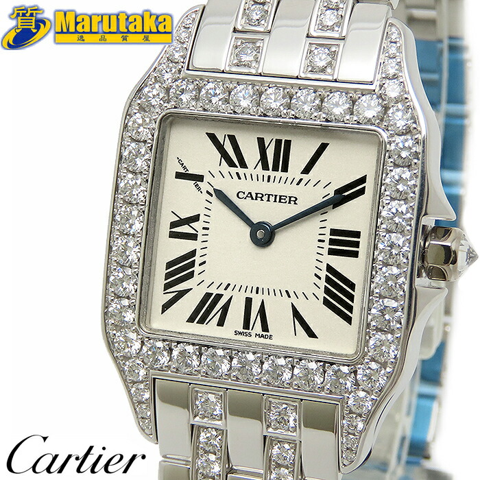 楽天市場】Cartier カルティエ サントスドゥモワゼルSM W25066Z6