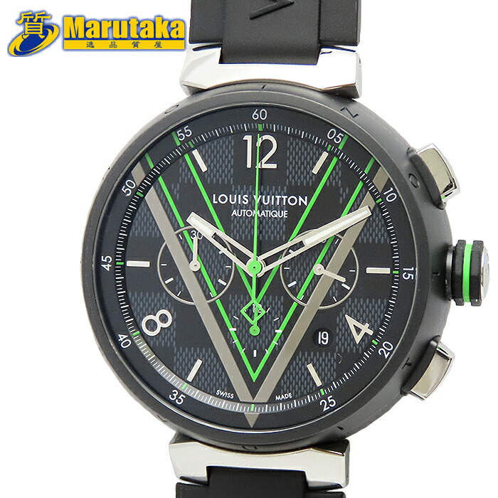 楽天市場】ルイ・ヴィトン LOUIS VUITTON 腕時計 タンブール GM ダミエ