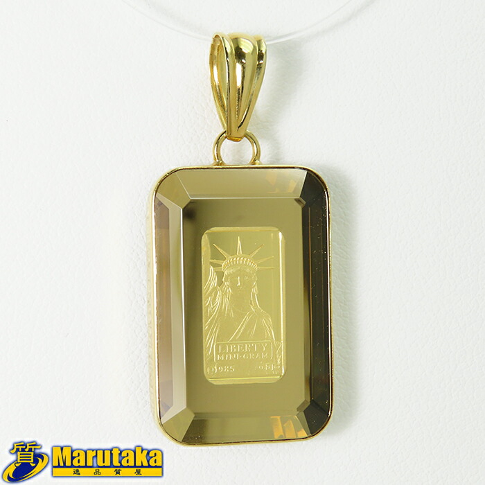 楽天市場】スイスクレジット 10g インゴット ペンダントトップ K24 K18