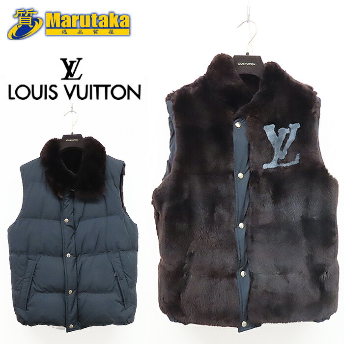 ルイヴィトン　ダウンベスト 楽天市場】ルイヴィトン【Louis vuitton】【ラビットファー