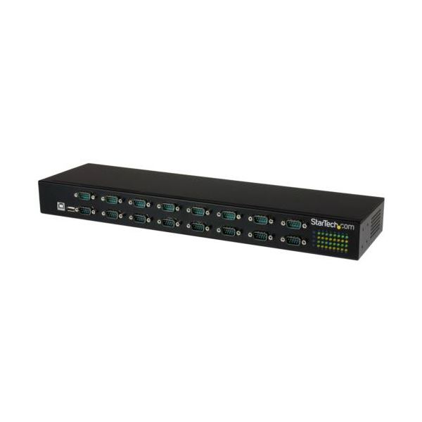 StarTech.com USB-16ポート対応シリアルRS232C 変換ハブ ブラック ICUSB23216FD 1台｜日本茶と健康茶のお店いっぷく茶屋 66,688円