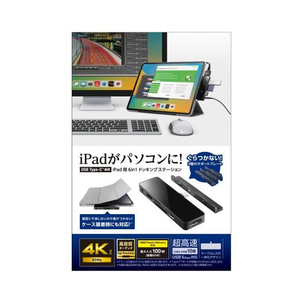 楽天市場】Digio2 iPad Pro(M4) 13インチ用 マグネット分離式 衝撃吸収ケース TBC-IPP24301BK ブラック :  日本茶と健康茶のお店いっぷく茶屋