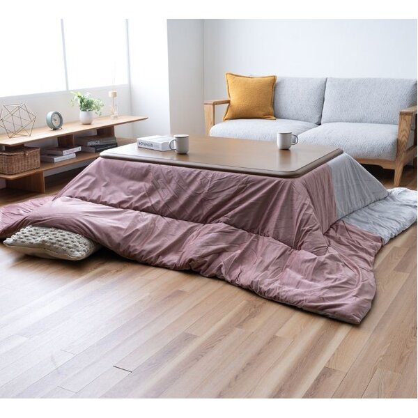こたつ布団 薄掛 コンビ PK ピンク 約200×250cm【代引不可】|日本茶と健康茶のお店いっぷく茶屋