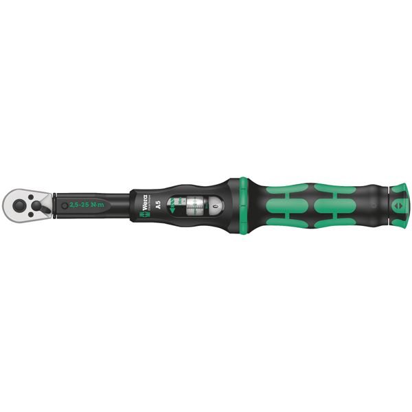 WERA ヴェラ 1／4DR ラチェット式トルクレンチ 2.5-25Nm A5 343960