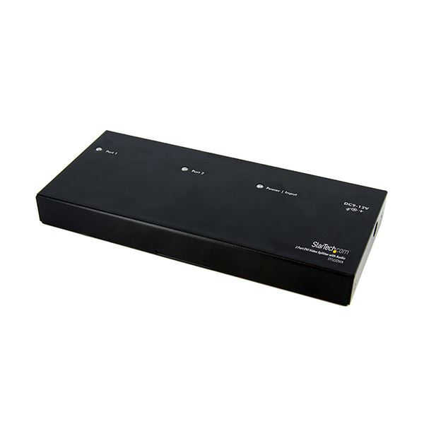StarTech.com 2最終生産物相応う DVIディスプレイスプリッター ST122DVIA 1台