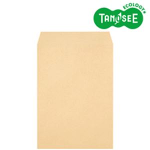 (まとめ)TANOSEE クラフト封筒 テープ付 85g 角2 〒枠なし 500枚入×3パック