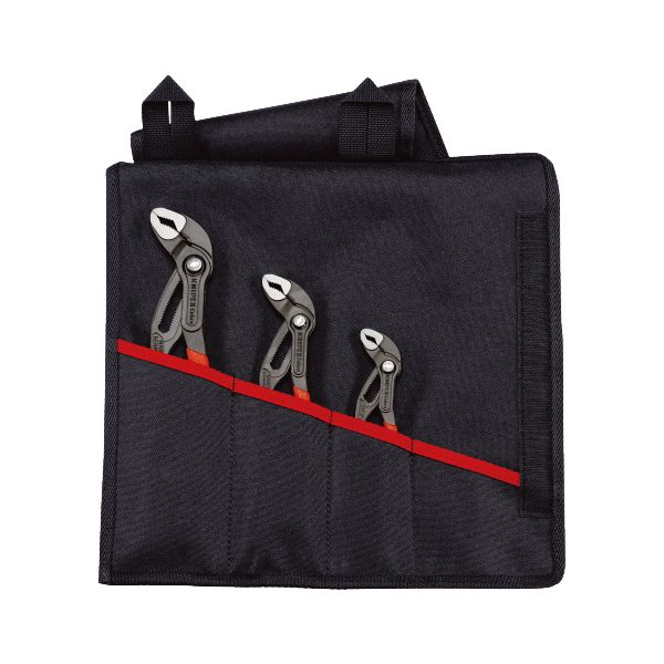 KNIPEX クニペックス コブラ ウォーターポンププライヤーセット3本組 可塑性物質上塗り 全長125粍 001955S8 手動工具-花・ガーデン・DIY