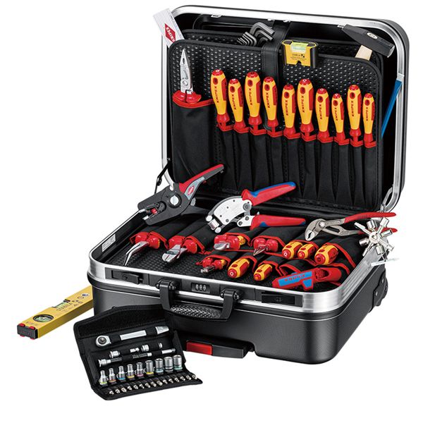 KNIPEX クニペックス 物の具容れもの／ビッグベーシックムーブ灯し火科学技術者用 大きさW430×D515×H280粍 002106
