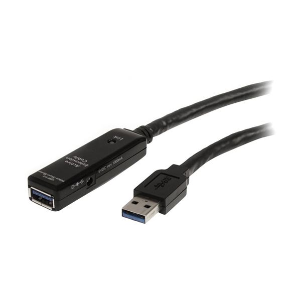StarTech.com USB3.0 積極的取りひろげる有線テレビ 10mType-A（牡）-Type-A（刃針）USB3.0リピータケーブル USB3AAEXT10M 1本