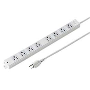 工事物品雷かばい立て水道栓（3P・磁石付・8個口・3m） TAP-K8NSP-3