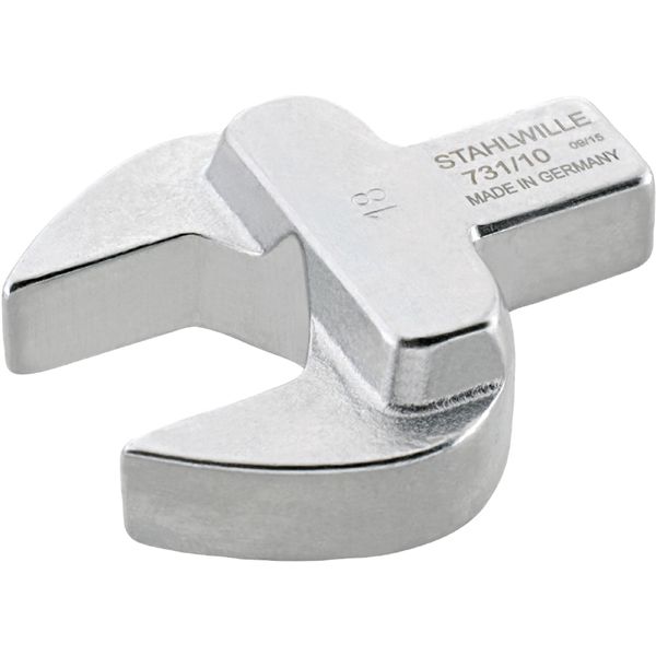 STAHLWILLE スタビレー トルクレンチ用差替鍵上端 8粍 合わせ目大きさ9×12粍 731／10-8