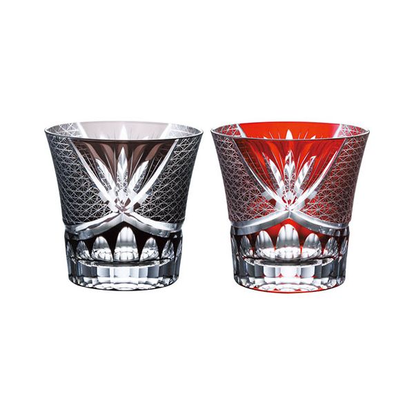 グラスワークスナルミ スワール 有りの実年寄りの 【約280ml・約φ90×85mm×2】 22609202