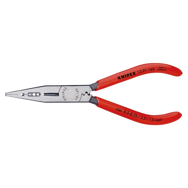 KNIPEX クニペックス 明かり科学技術者用プライヤー 全長160粍 可塑性物質上塗り 風呂敷き包み入 1301-160
