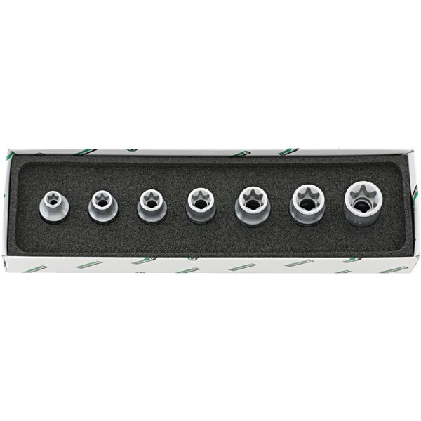 STAHLWILLE スタビレー 7点入 1／2SQ ヘクスローブソケットセット 全長307mm 50TX／7