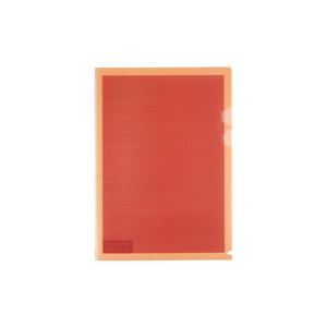 （まとめ）プラス カモフラジュホルダー仕切付 FL-129CH 橙【×30セット】