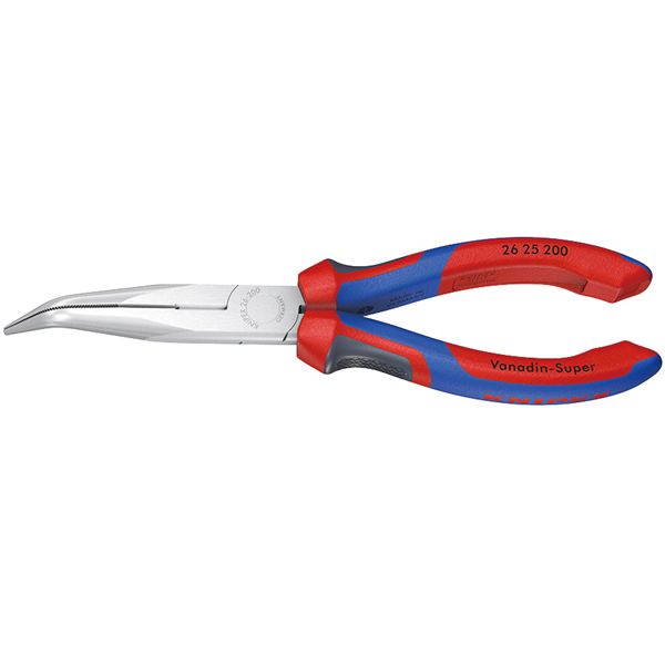 KNIPEX クニペックス 40゜先曲ラジオ受信機プライヤー コンフォート 全長200粍 2625-200