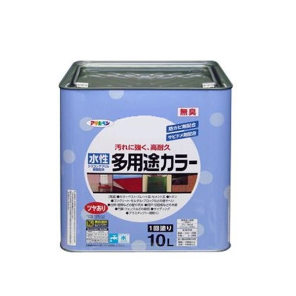 水性多用途カラー 白 10L【代引不可】｜日本茶と健康茶のお店いっぷく茶屋