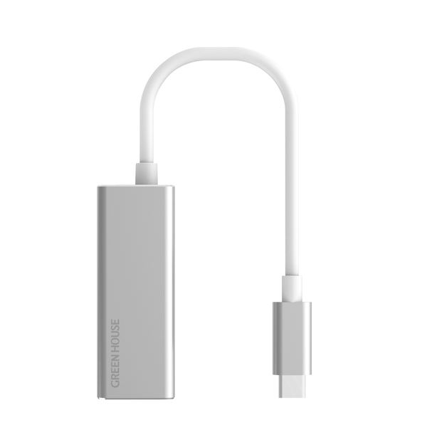 グリーンハウス USB Type-C LANアダプタ GH-ULACA-SV 送料込 最大46%OFFクーポン