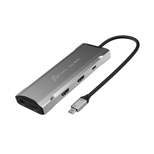 j5 Create USB3.2 MSTUSB-C 11インチ1マルチアダプタ あき場所薄墨色 JCD397 1個