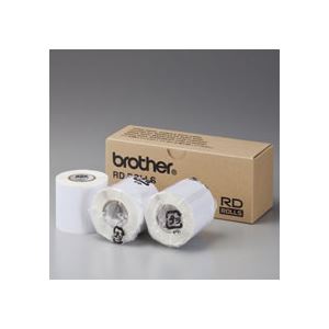 (まとめ) ブラザー BROTHER RDロール プレカット紙ラベル(PDラベルA) ラベルサイズ50mm×85mm 123枚 RD-M11J1 1セット(3ロール) 【×2セット】|日本茶と健康茶のお店いっぷく茶屋