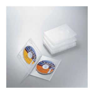 (まとめ)エレコム DVDトールケース CCD-DVD05CR【×10セット】 7,246円