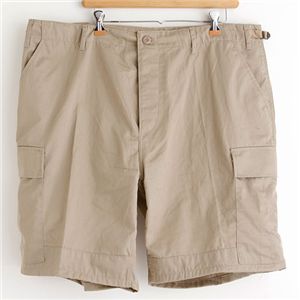 アメリカ軍 BDU カーゴショートパンツ 迷彩服パンツ XSサイズ リップストップ カーキ 【レプリカ】 5,234円