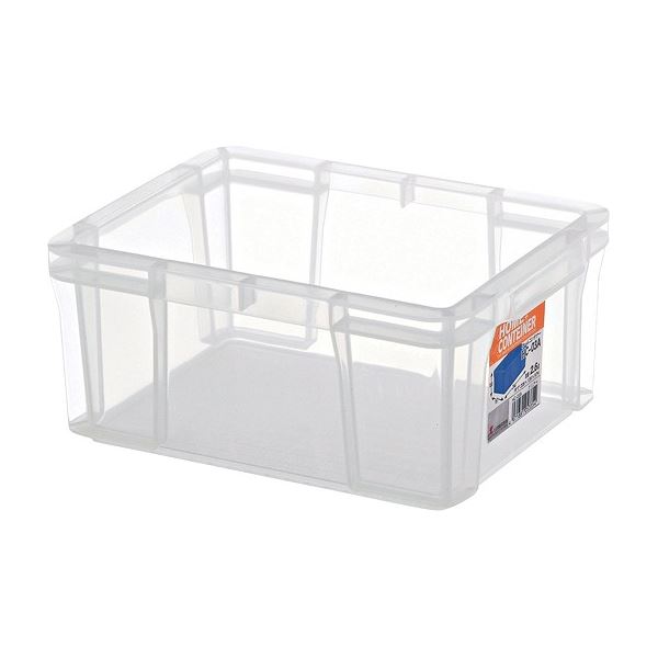 【40セット】 ホームコンテナー/コンテナボックス 【HC-03A】 クリア 材質:PP 〔汎用 道具箱 DIY用品 工具箱〕【代引不可】|日本茶と健康茶のお店いっぷく茶屋